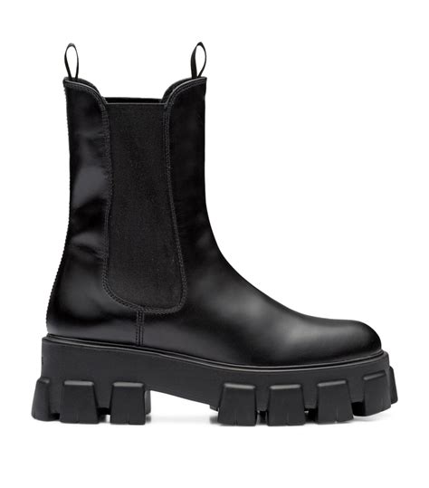 prada black chunky boots|prada ankle boots on sale.